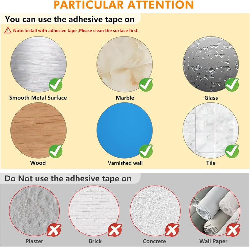 ALERTCAM 2 Pack Adhesive Wall Mount for Indoor Cam(1st Gen and 2nd Gen), Two Ways Easy Installation with Strong Tape and Screws, No Drilling, No Screws, Convenient and Practical Mount by - Image 3